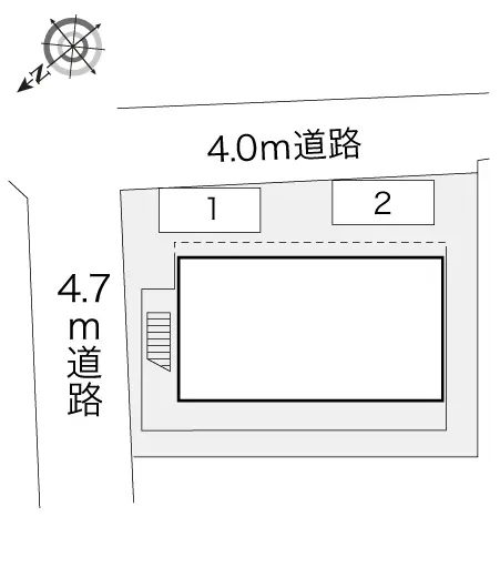 ★手数料０円★四日市市赤堀１丁目　月極駐車場（LP）